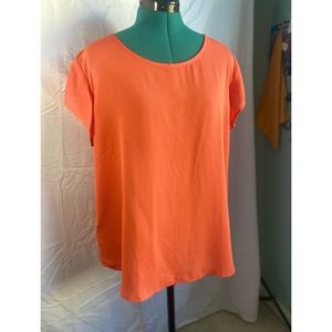 Orange Ann Taylor Top